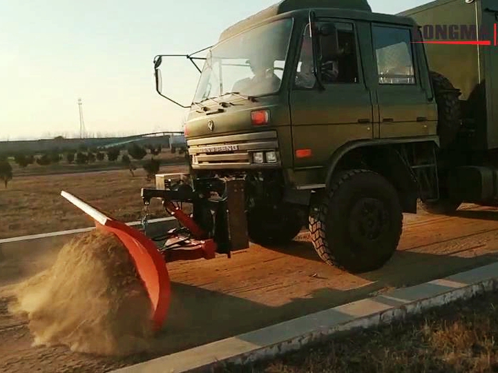 軍用應急推雪車視頻演示